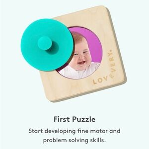 Lovevery My First Puzzle Baby Pincer Puzzle The Inspector Play Kit Months 7-8